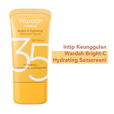 Wardah UV Shield Bright-C Hydrating Sunscreen Serum spf 35 PA+++ 